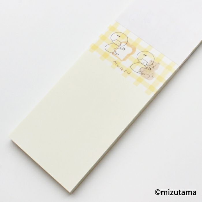 Kokoro Moyou Slim Memo Pad - Cuddly
