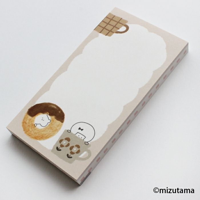 Kokoro Moyou Slim Memo Pad - Chilling