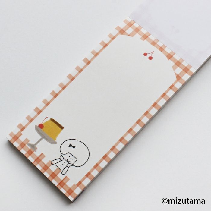 Kokoro Moyou Slim Memo Pad - Chilling