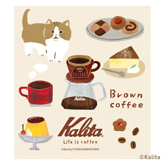 Furukawashiko x Kalita Memo Pad - Brown Coffee