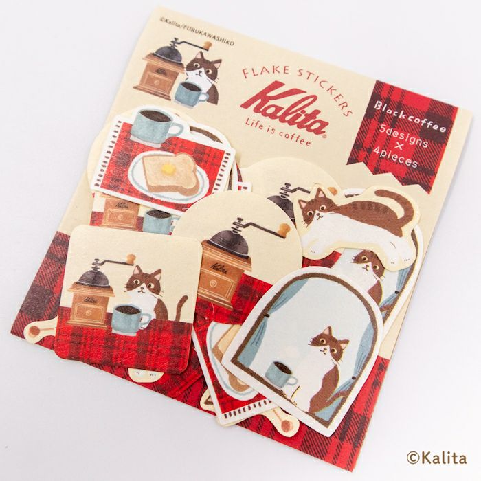 Furukawashiko x Kalita Flake Sticker - Black Coffee
