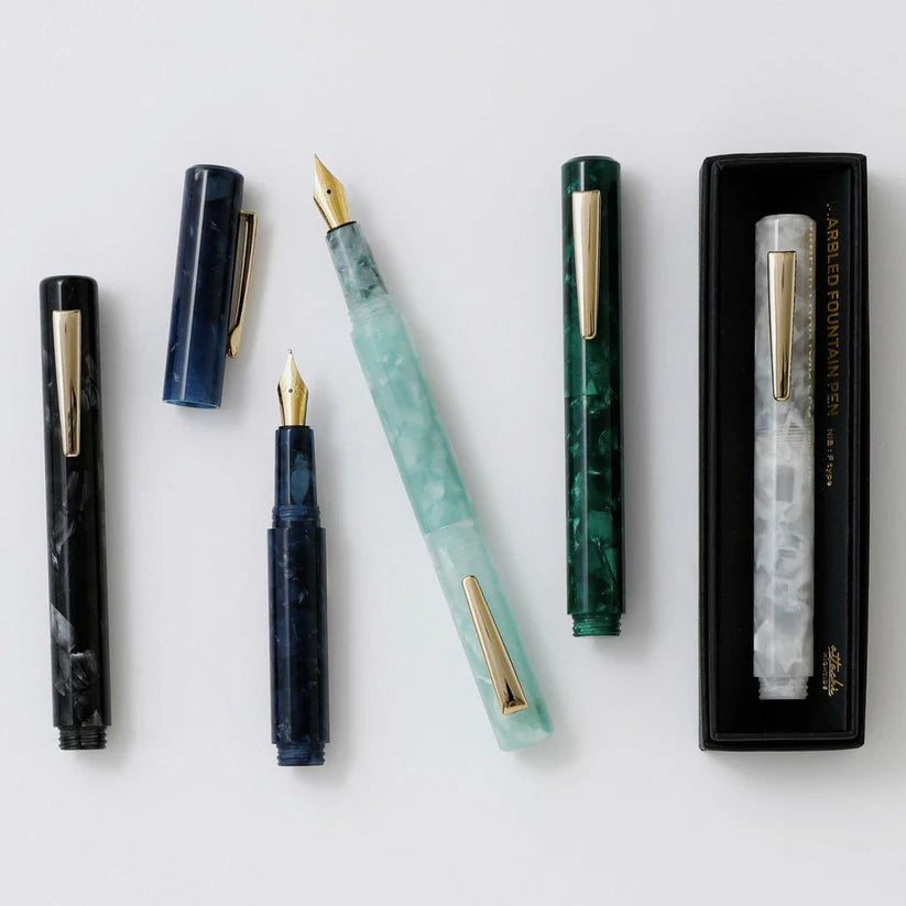Marbled Fountain Pen (ATTACHÉ) Mint