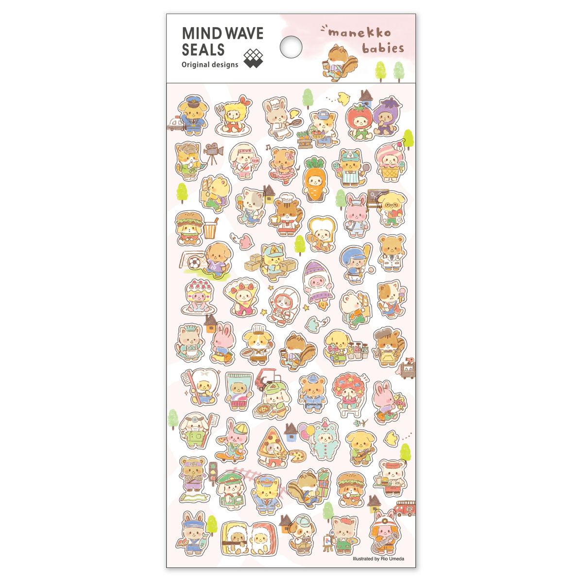 Mind Wave Sticker Manekko Babies Sticker Sheet