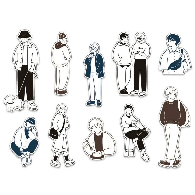 Ami Flake Sticker - Simple Boy