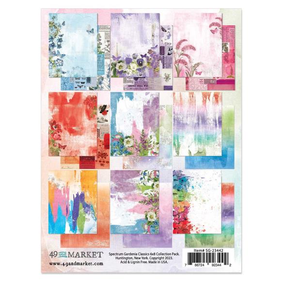 Spectrum Gardenia Classics 49 And Market Collection Pack 6"X8"
