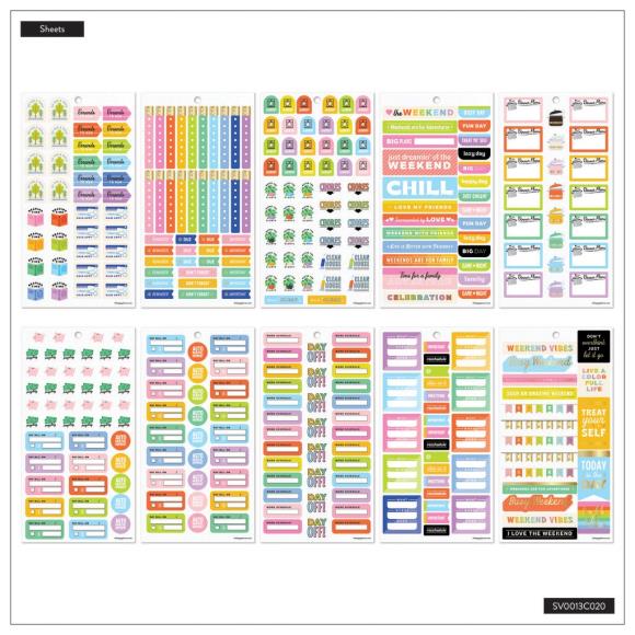Happy Planner Classic Sticker Value Pack - Everyday Plans