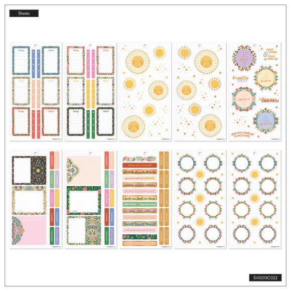 Happy Planner Classic Sticker Value Pack - Golden Meadow by Caroline Alfreds