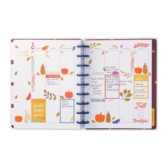 Happy Planner 12-Month Undated Classic Disc Bound Planner - Share Your Magic