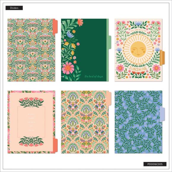 Happy Planner 12-Month Undated Classic Disc Bound Planner - Golden Meadow