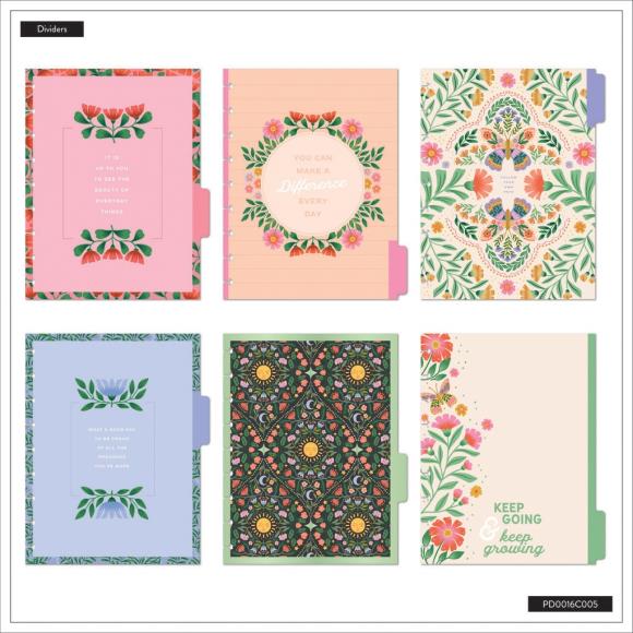 Happy Planner 12-Month Undated Classic Disc Bound Planner - Golden Meadow