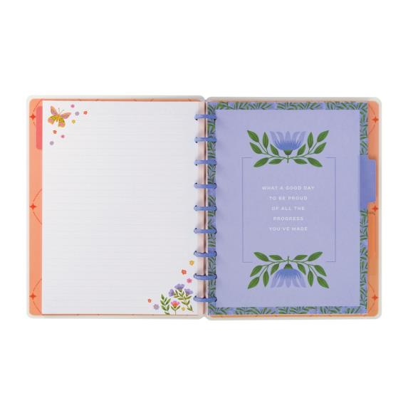 Happy Planner Classic Disc Bound Notebook - Golden Meadow