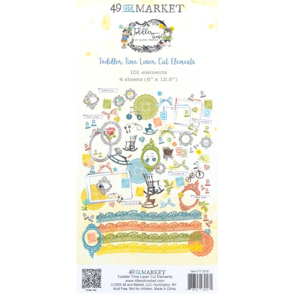 49 And Market Laser Cut Elements - Toddler Time