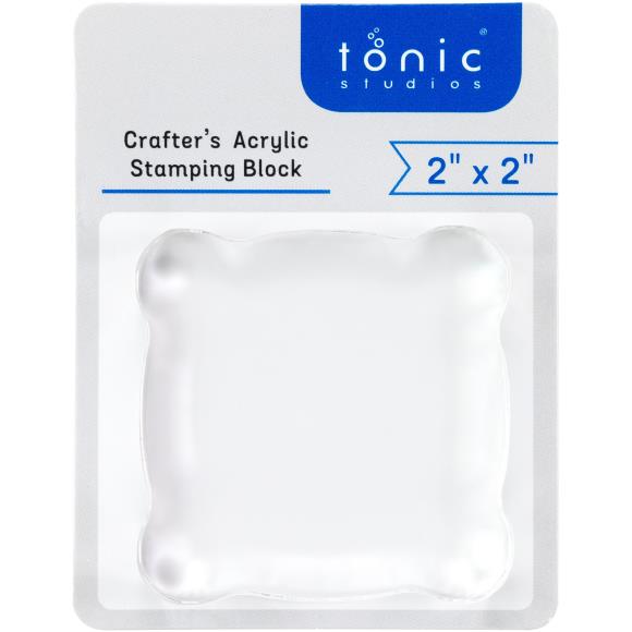 Tonic Studios Acrylic Stamping Block 2" x 2"