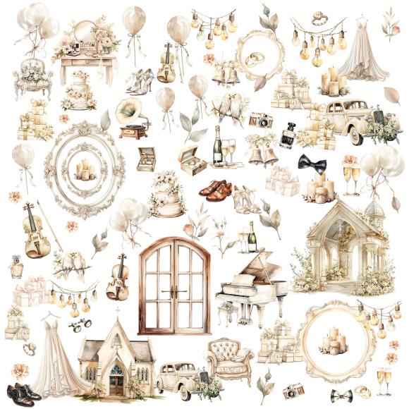 One Perfect Day Laser Cut Elements (89 elements)