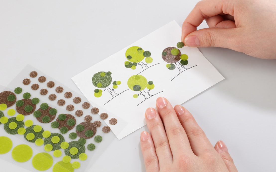 Stalogy Circular Masking Tape Patches 20mm - Shuffle Prize