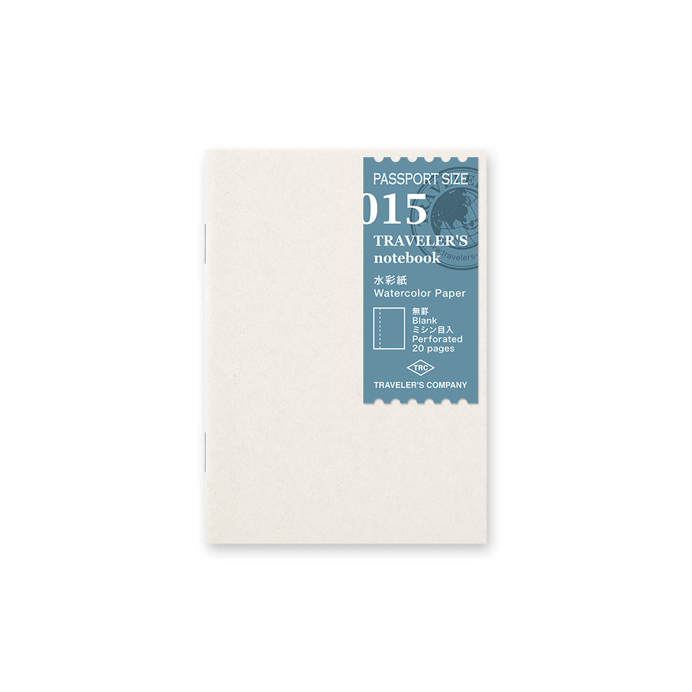 TRAVELER'S Notebook 015 Watercolor Paper (Passport Size)