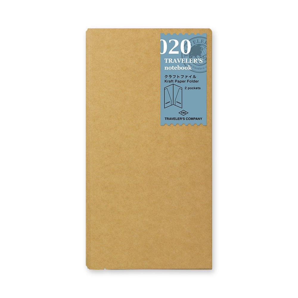 TRAVELER'S notebook 020 Kraft Paper Folder (Regular Size)