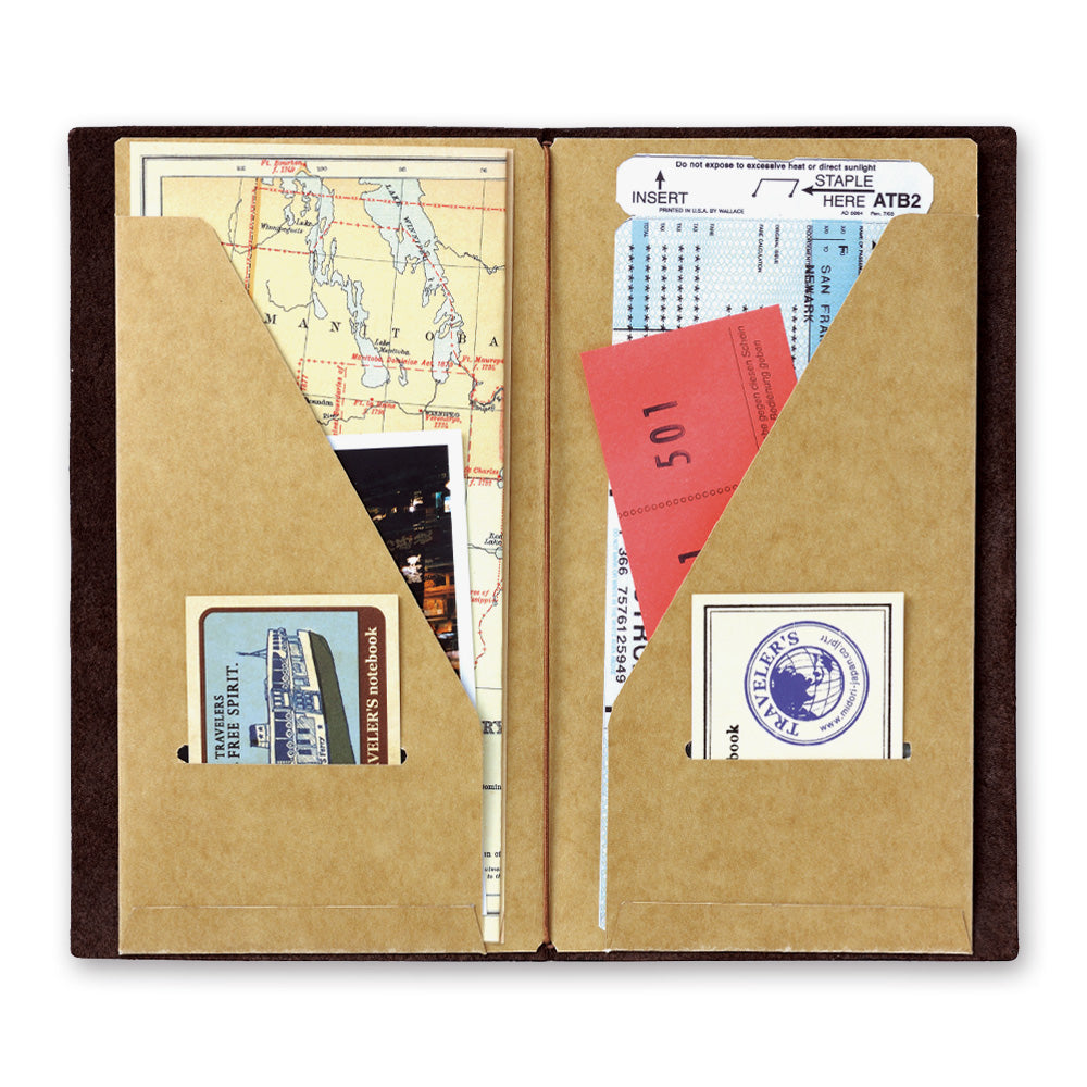 TRAVELER'S notebook 020 Kraft Paper Folder (Regular Size)
