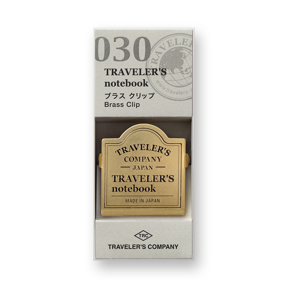 TRAVELER'S COMPANY 030 Brass Clip TRC Logo