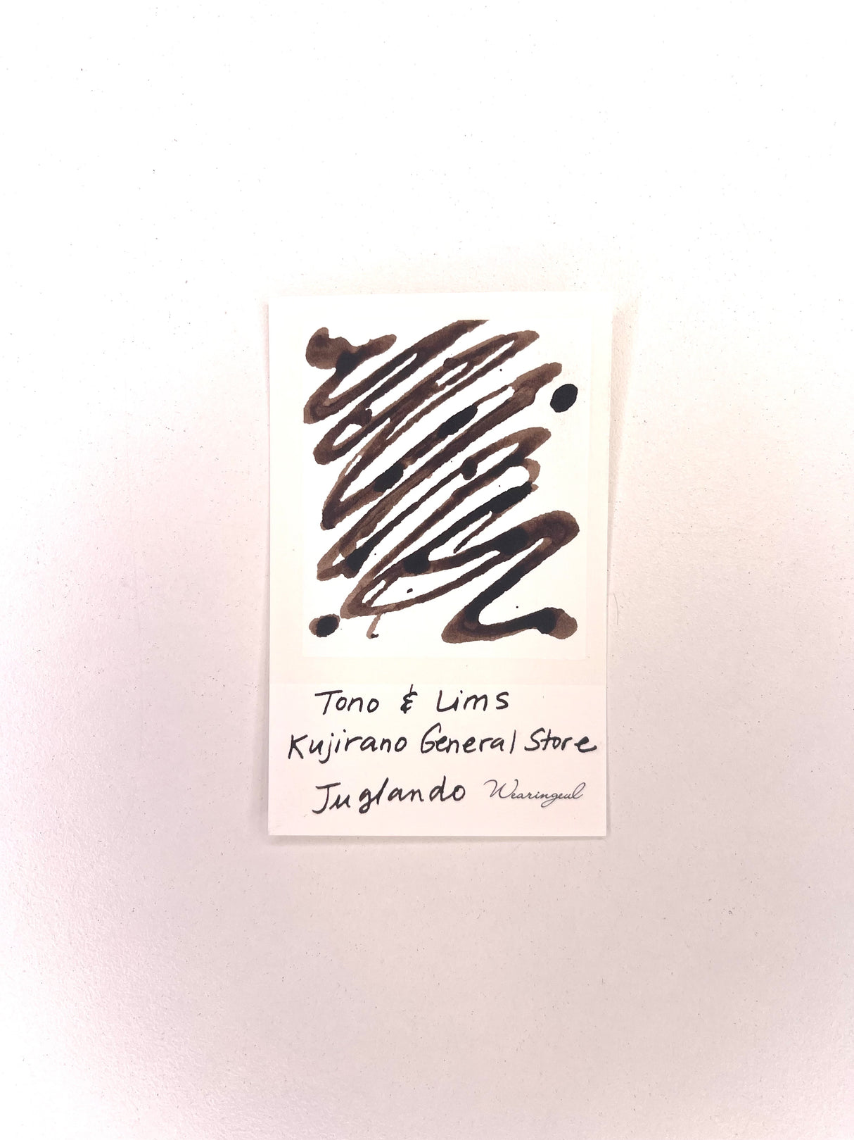 TONO & LIMS Kujirano General Store JUGLANDO Ink