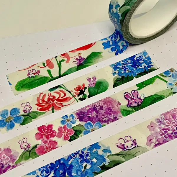 Sakuradragon Painted Gardens Washi Tape