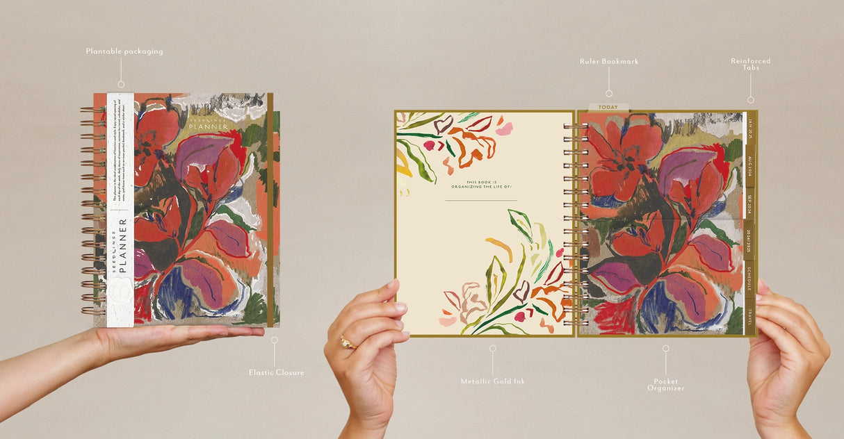 Love You 2024-2025 Seedlings 17 Month Planner