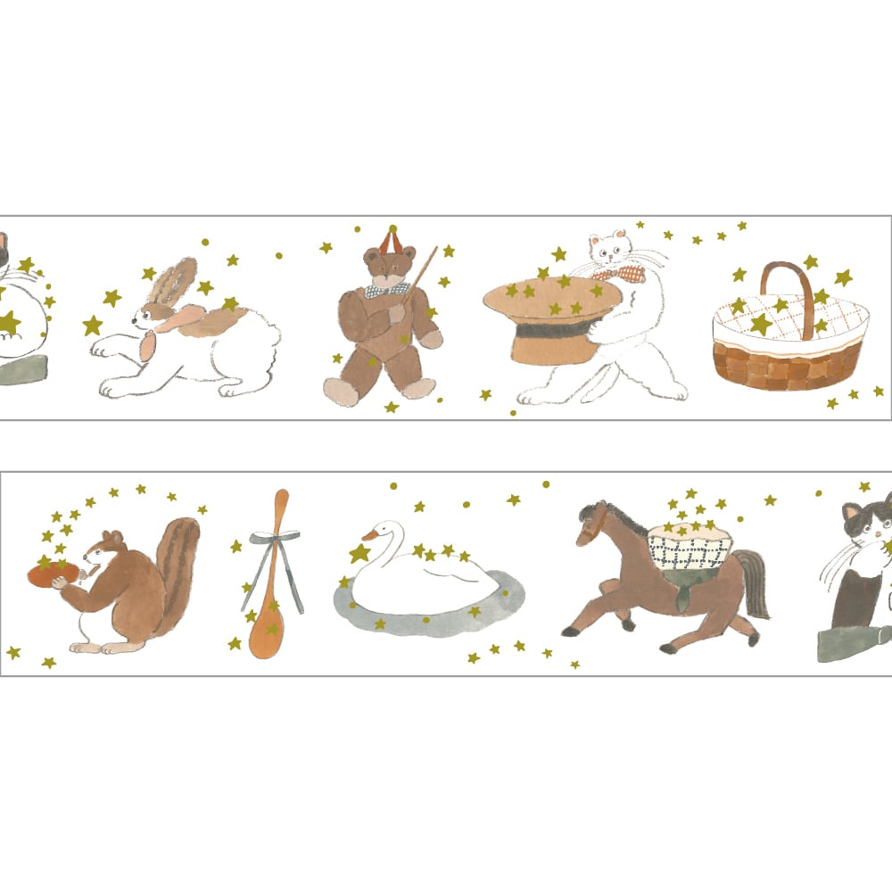 Tobimatsu Shoichiro Gold Foil Washi Tape - Stardust Collection