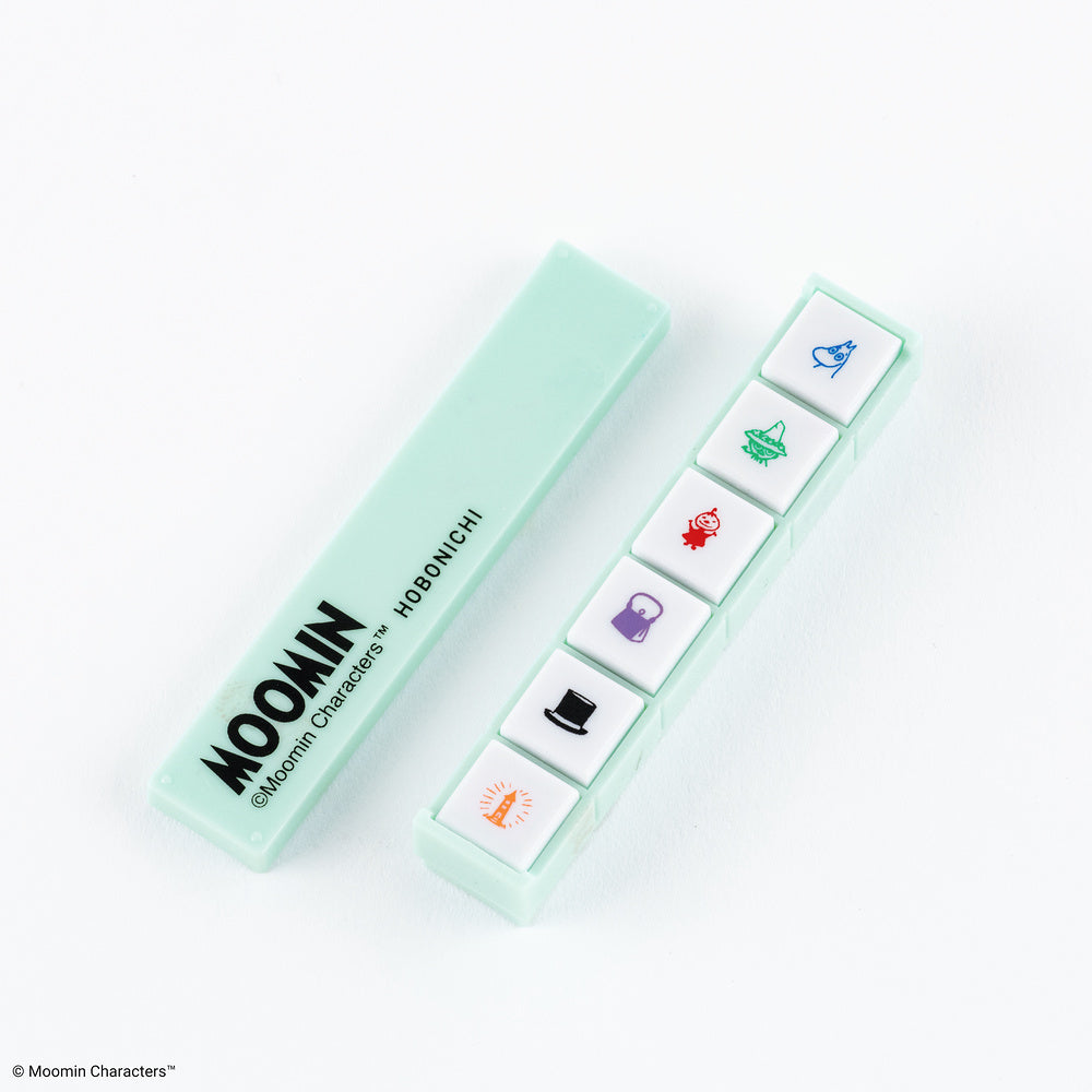Hobonichi 2027 - Kodomo no Kao x Hobonichi: Pochitto6 Push-Button Stamp (Moomin)
