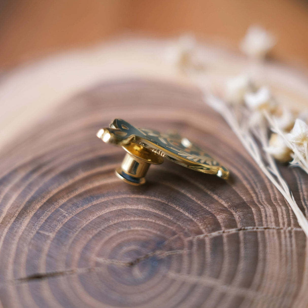 Rabbit Rosemary and Sage Enamel Pin