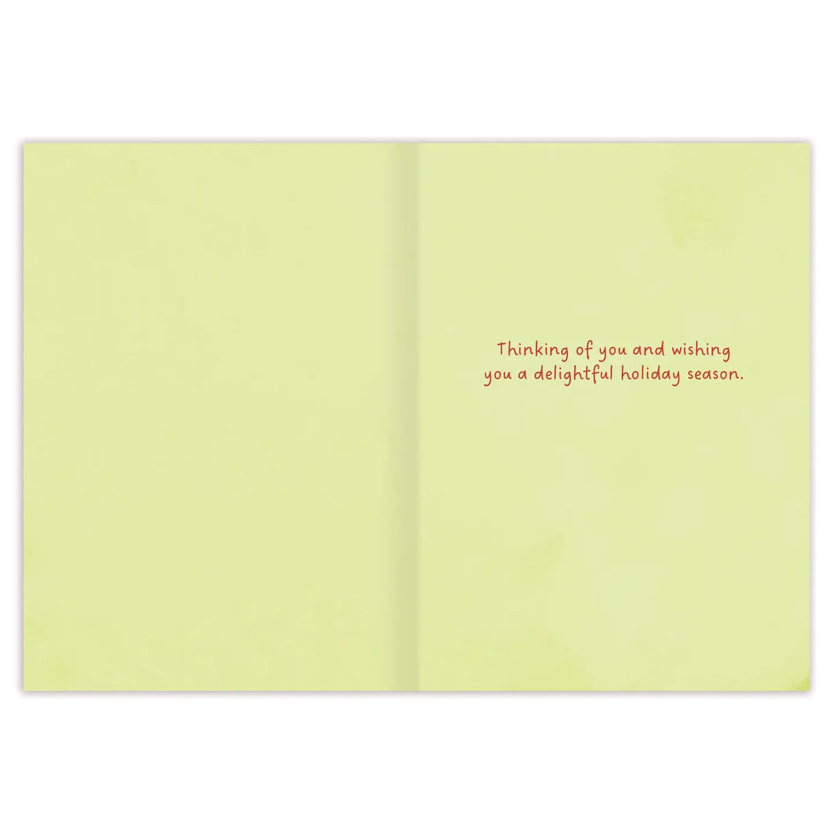 Festive Townhouse Scene Holiday Card