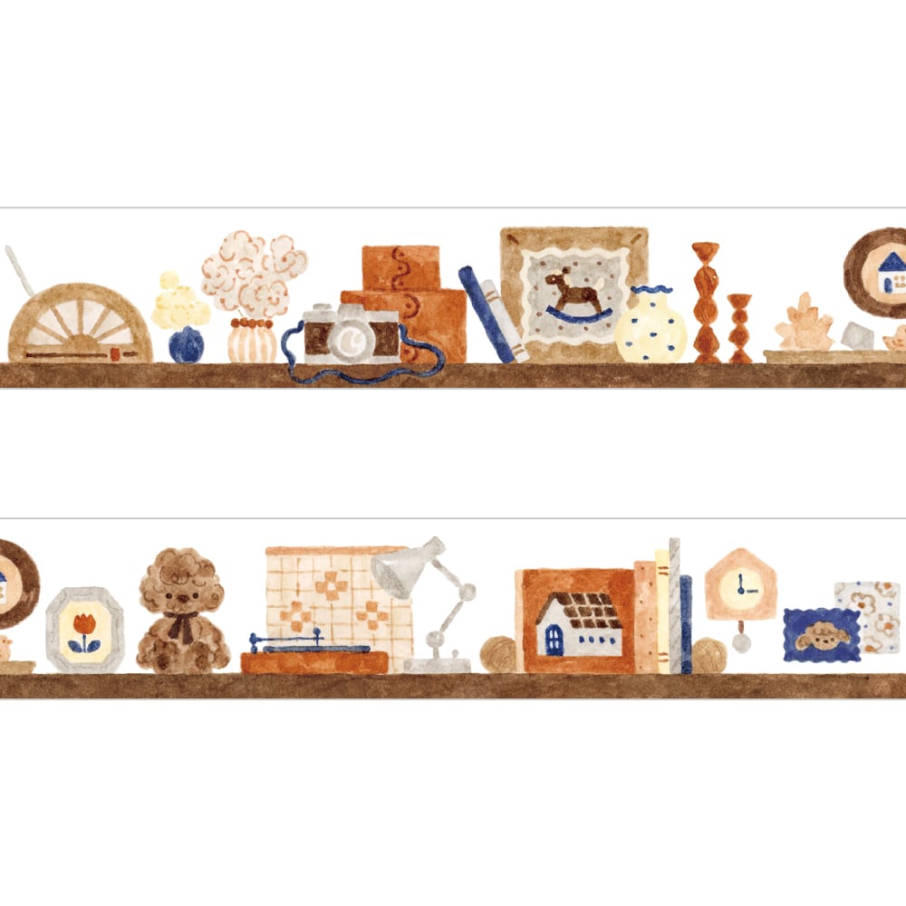 Nakauchi Waka Masking Tape - Dogs and Interior Design