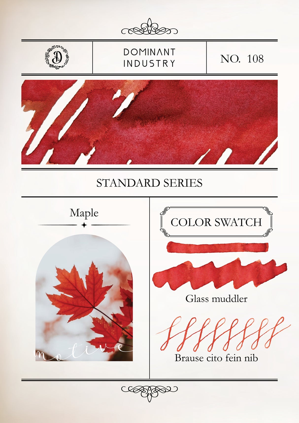 Dominant Industry Standard Ink 25ml - Maple