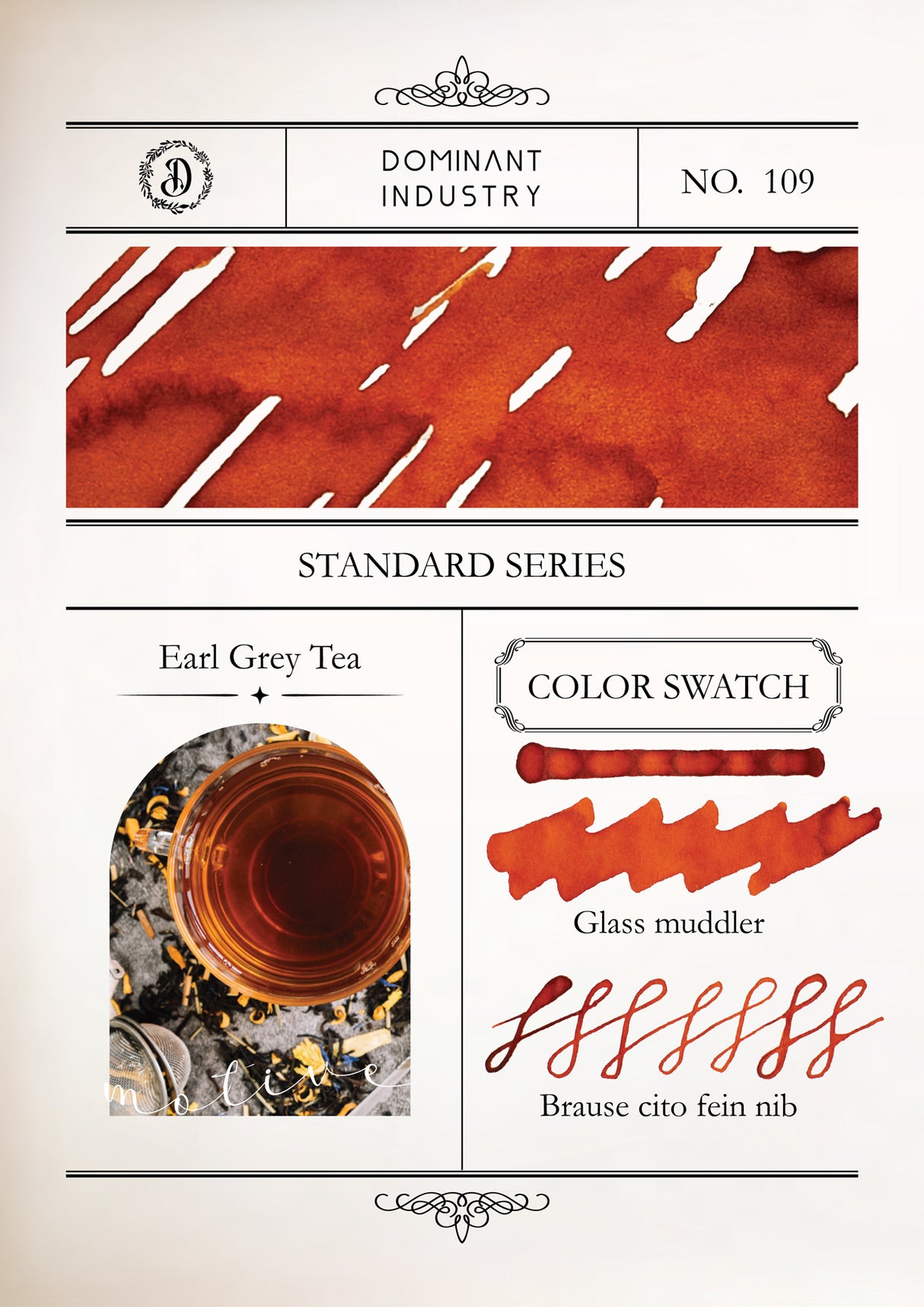 Dominant Industry Standard Ink 25ml - Earl Grey Tea