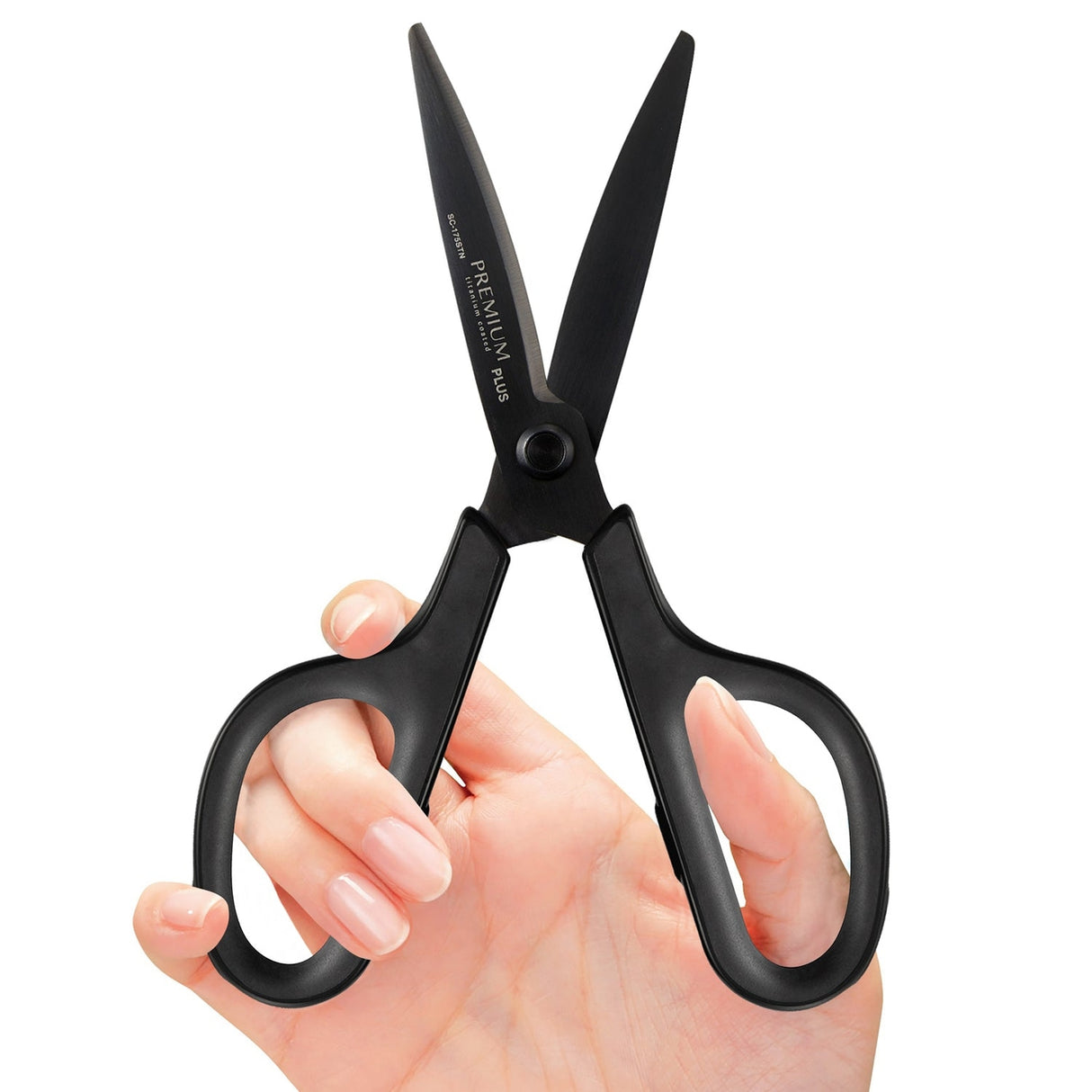 10th Anniversary Limited Edition Titanium Curved Blade Scissors Black