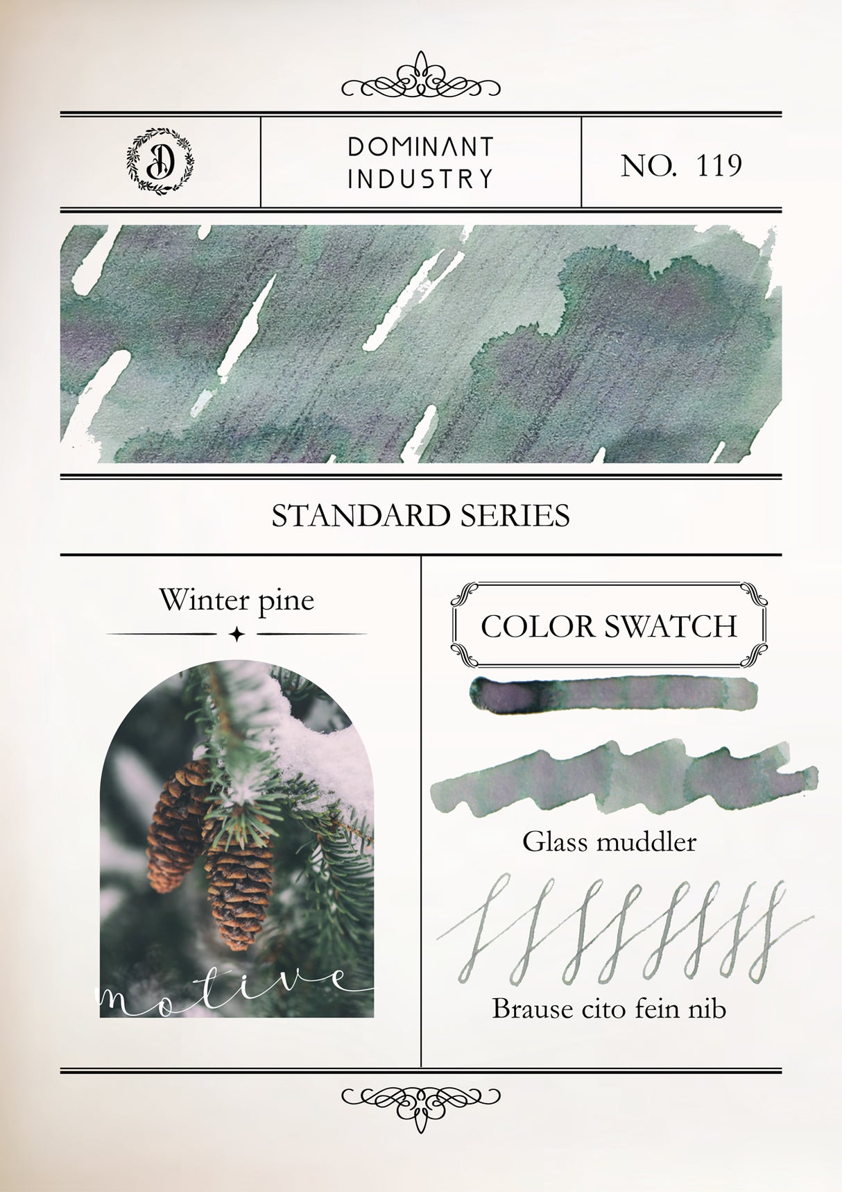 Dominant Industry Standard Ink 25ml - Winter Pine