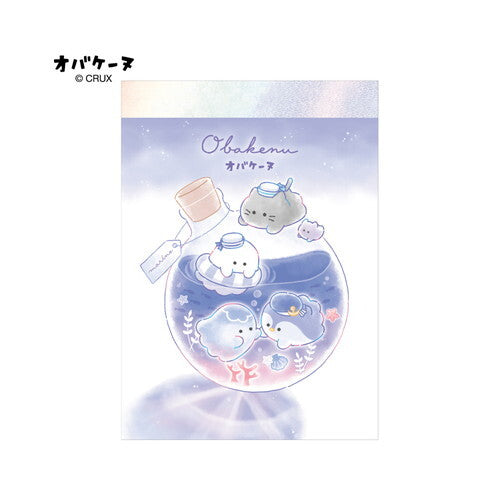 Obakenu Mini Notepad - Marine Bottle