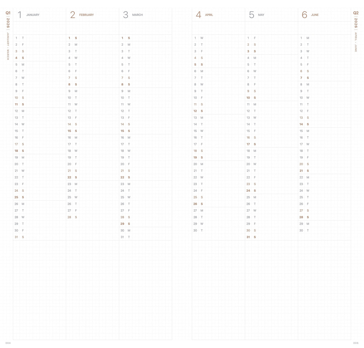 Take A Note 2026 Slim Biweek Planner (Shipping Now)
