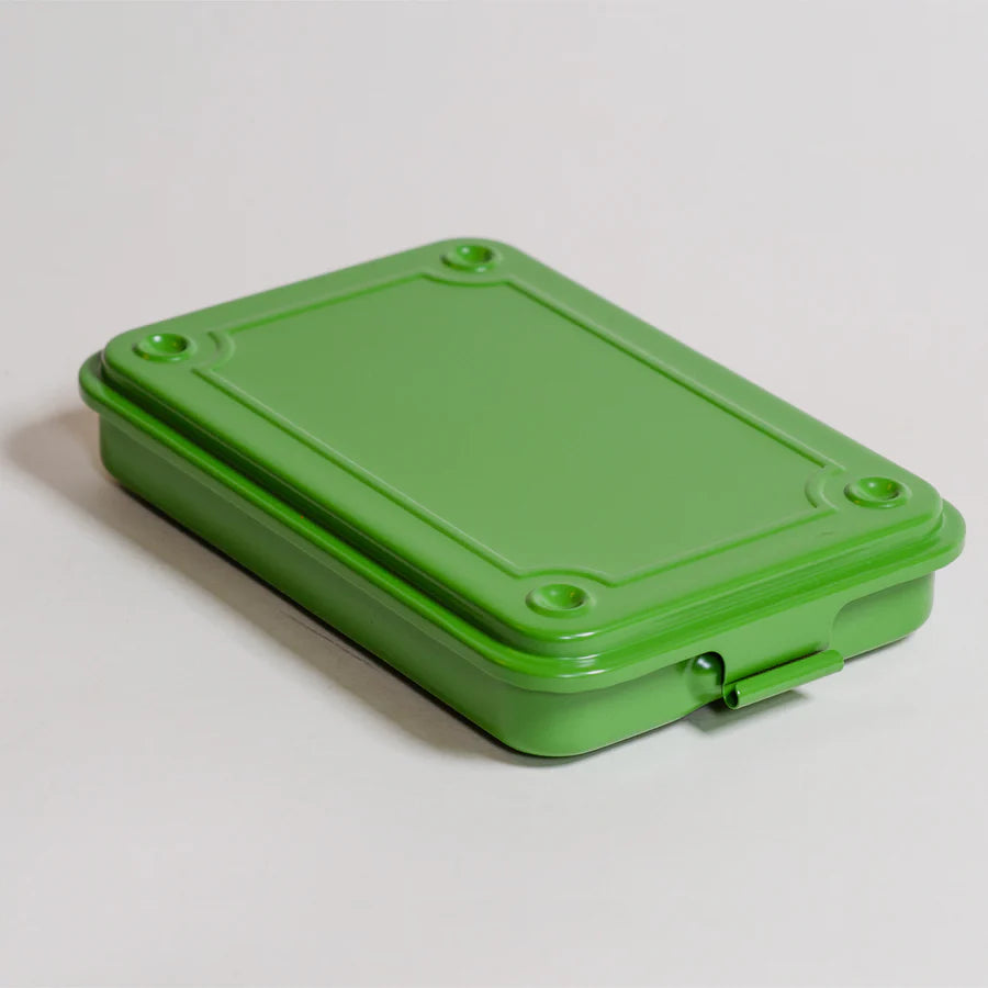 Toyo Steel Stackable Storage Box T-152 Japanese Tea Green