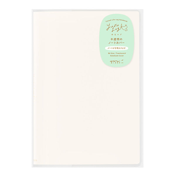 Midori MD B6 Translucent Notebook Cover for Yuru Log