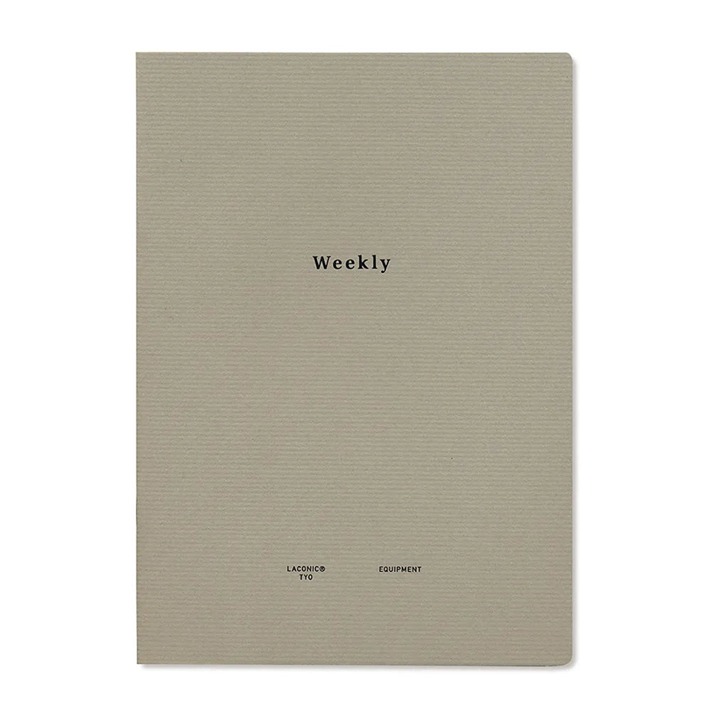 Laconic Style Notebook A5 - Weekly