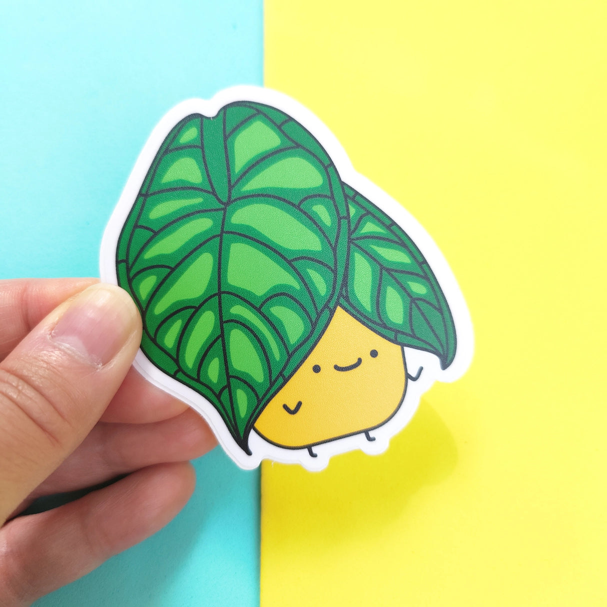 Alocasia Dragon Scale Plant Vinyl Sticker