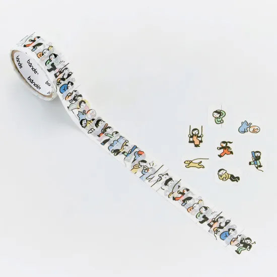 People Who Live In Notebooks 3 Washi Roll Sticker Bande