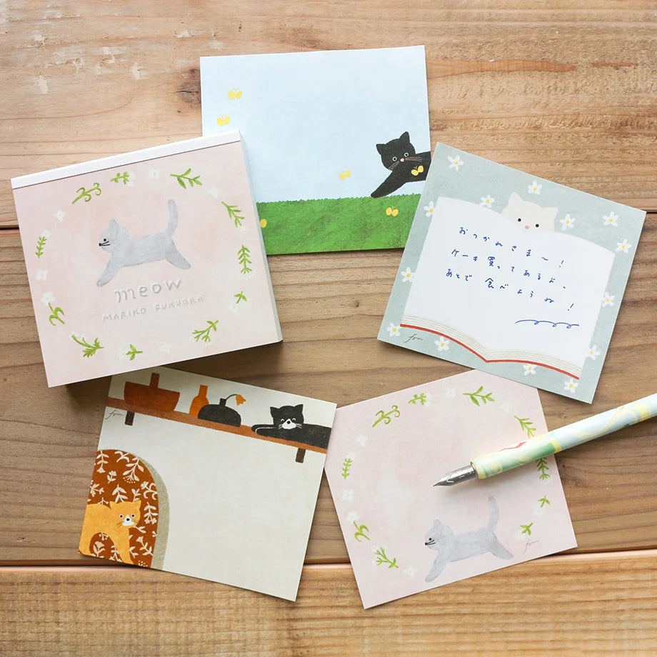 Bloque de meow de Mariko Fukuoka
