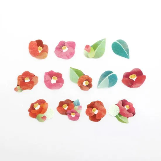 Camellia Washi Roll Sticker Bande