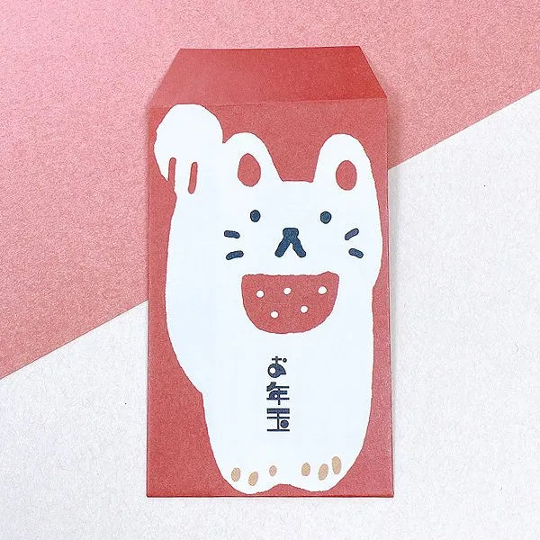 Shinzi Katoh Small Money Envelope - Lucky Cat (3 pcs)