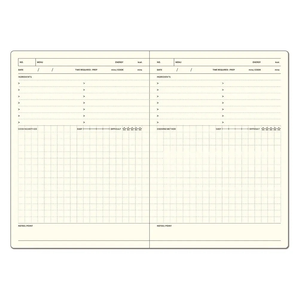 Laconic Style Notebook B6 - Cooking