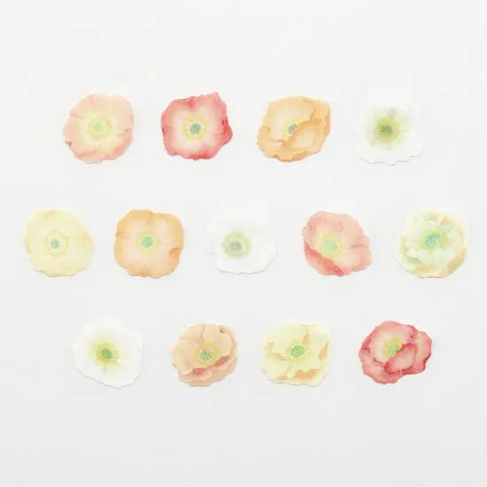 Poppy Washi Roll Sticker Bande