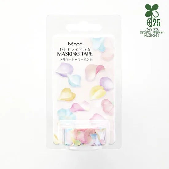 Flower Shower Pink Washi Roll Sticker Bande