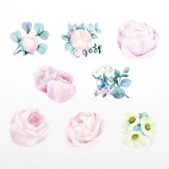 Bande Sticker Roll - Peony Bouquet