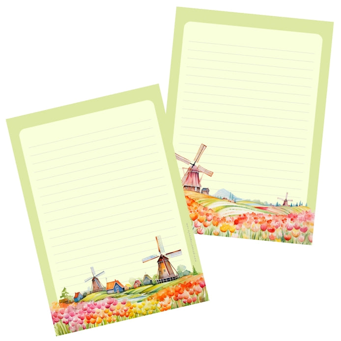Holland Tulips Letter Pad